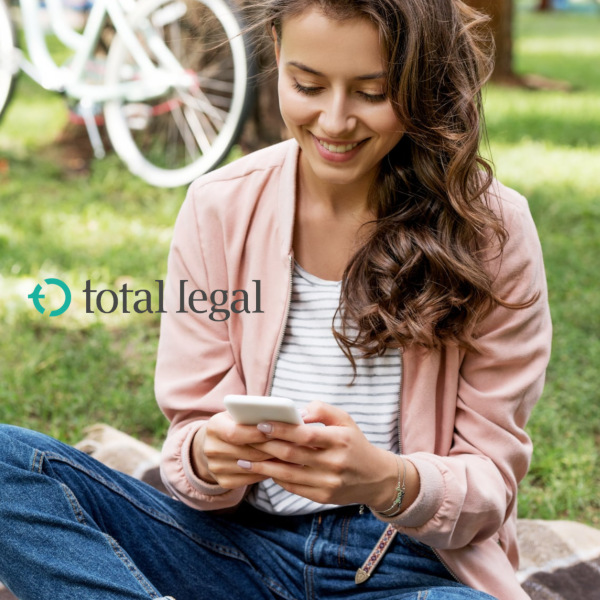 Woman Reviewing her POA on phone